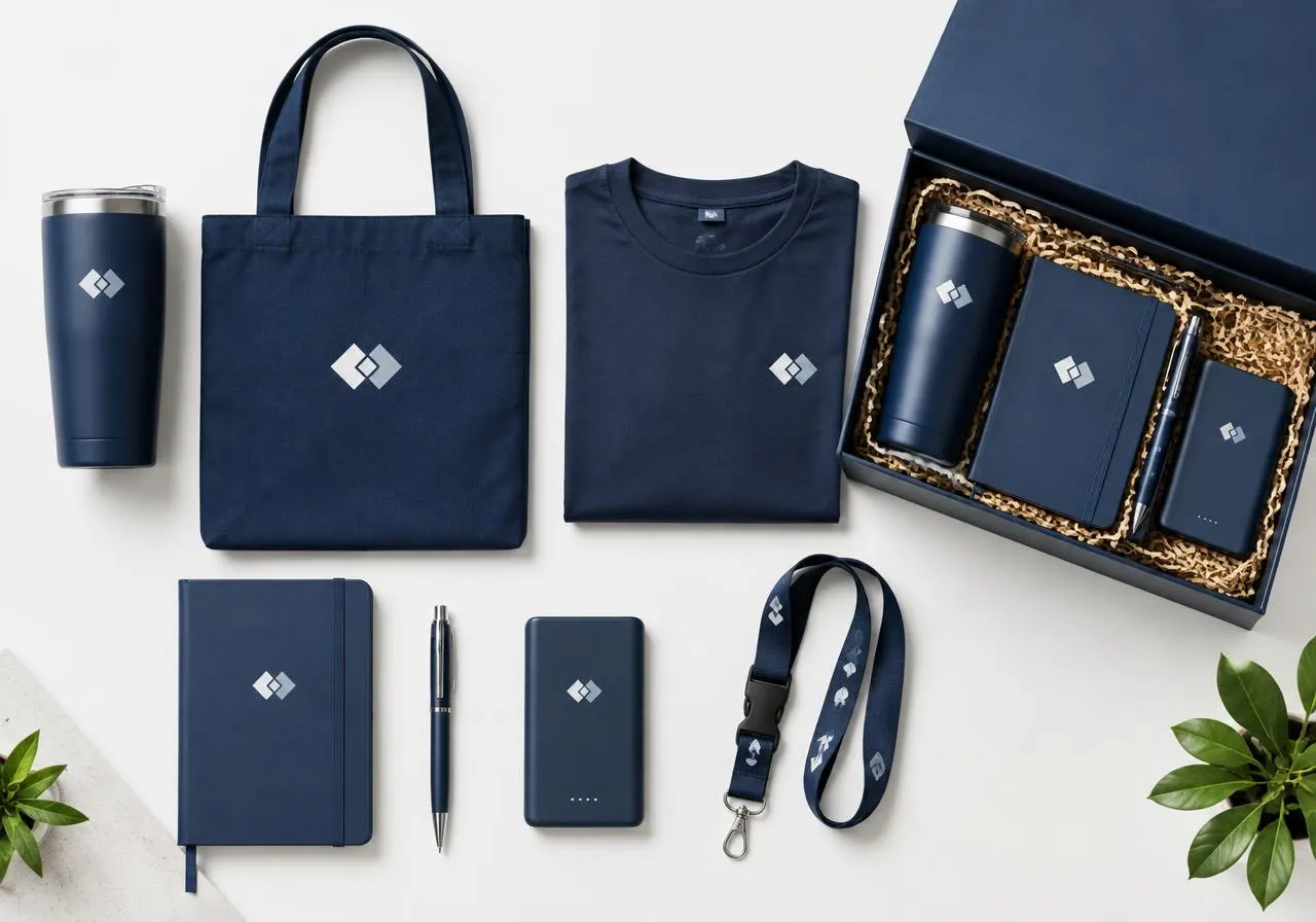 Assembled branded welcome kit